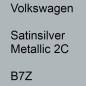 Preview: Volkswagen, Satinsilver Metallic 2C, B7Z.